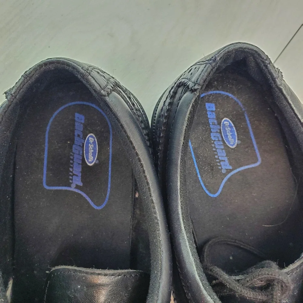 Dr Scholls Lexington Wingtip Oxford Dress Shoes Black Leather Men 10W